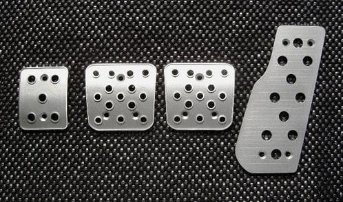 Jeep Wrangler CJ7 billet pedals - pedal covers
