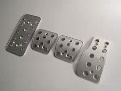 Honda Prelude billet pedals - pedal covers